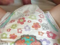 TubeWish presents: Boy and girl in wet goodnites diapers plat with a dildo sex