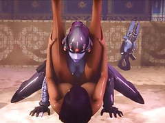 TubeWish presents: Futa widowmaker fucks pharah (3d animated)