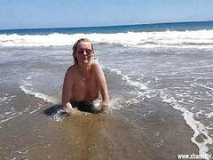 TubeWish presents: The beach whore for everyone on gran canaria uncut