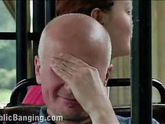 TubeWish presents: Public sex in a city bus