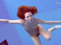 TubeWish presents: Matrosova hot ginger pussy in the pool