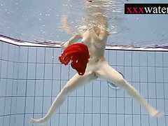 TubeWish presents: Sexy hot girl swimming in the pool