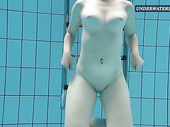 TubeWish presents: Bouncing tits in a blue dress