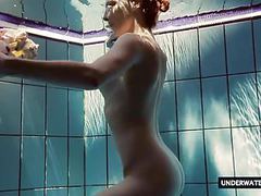 TubeWish presents: Hot big titted teen lera swimming in the pool