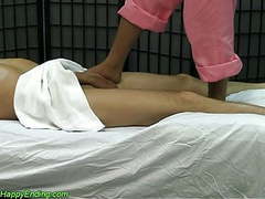 TubeWish presents: Hidden cam ashiatsu massage with foot.hand happy ending