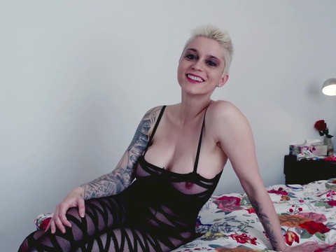 TubeWish presents: Homemade video of horny blonde mila milan giving a sloppy bj