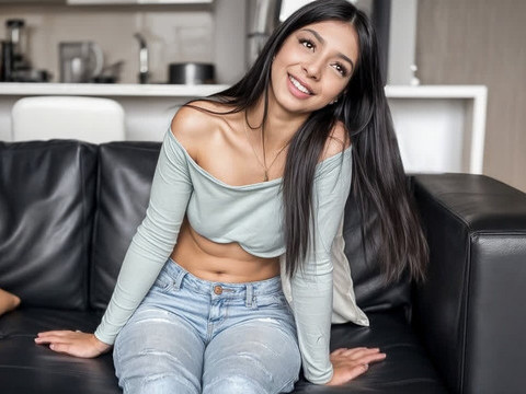 TubeWish presents: Cute 18yo latina tight pussy banged at amateur modeling casting